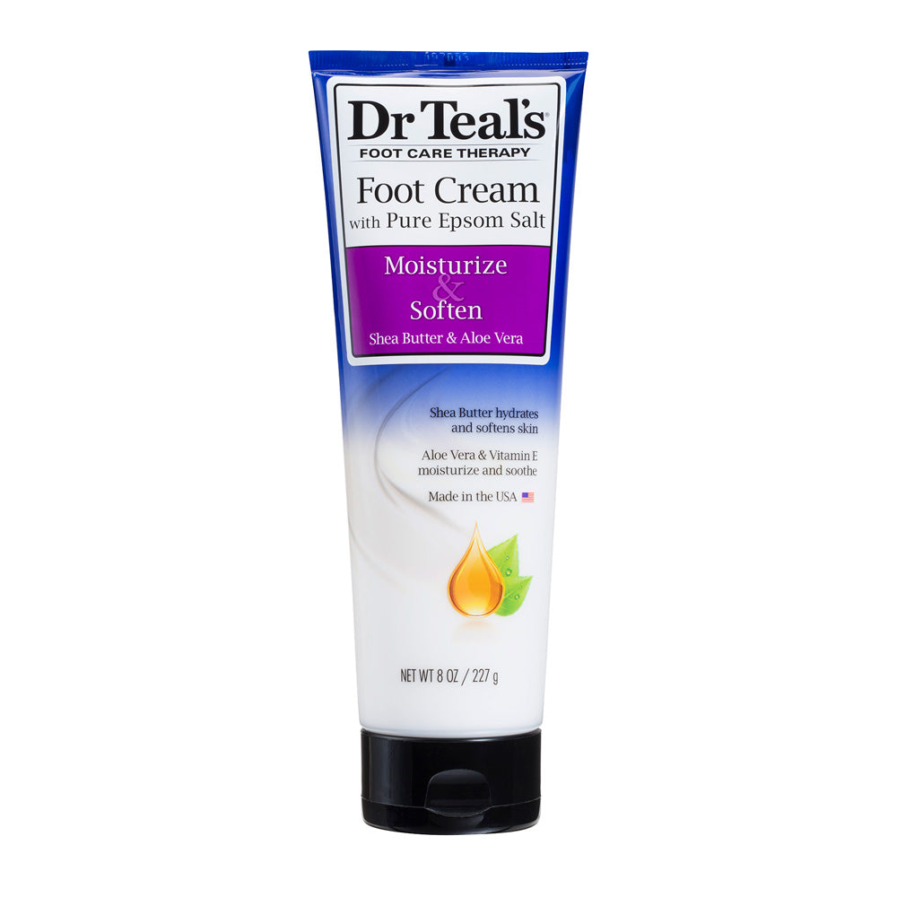 Epsom Salt Foot Cream Shea Butter & Aloe Vera 227g