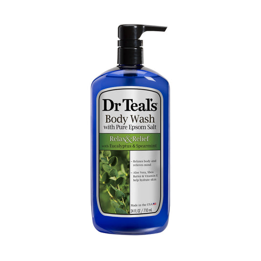 Epsom Salt Body Wash – Eucalyptus & Spearmint 710ml