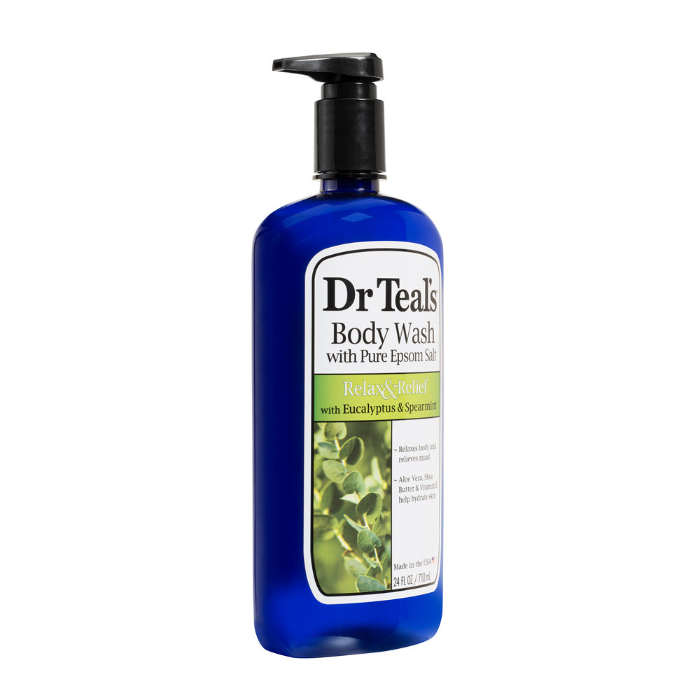 Epsom Salt Body Wash – Eucalyptus & Spearmint 710ml