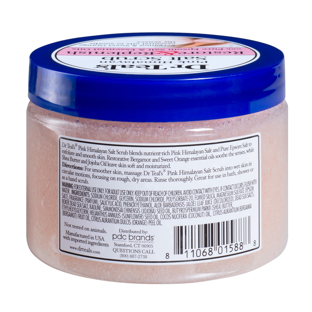 Epsom Salt Body Scrub - Pink Himalayan 454g