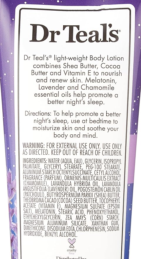 Sleep Body Lotion -Melatonin & Essential Oils 226.8g