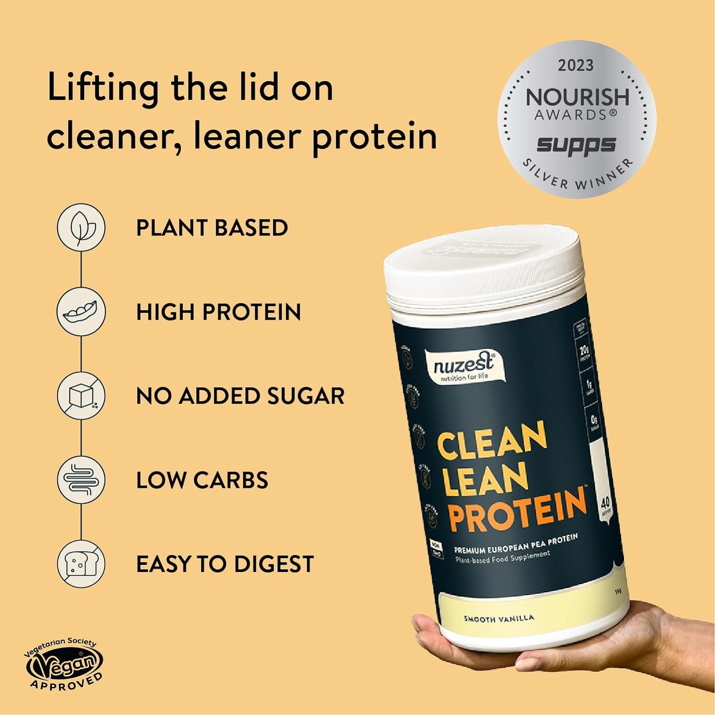 Clean Lean Protein - Smooth Vanilla 1 kg